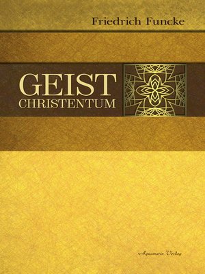 cover image of Geistchristentum